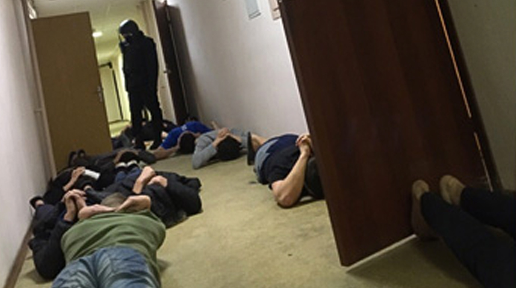Всего было задержано около 40 ингушских студентов, полиция также задержала студентов из других республик Северного Кавказа undefined