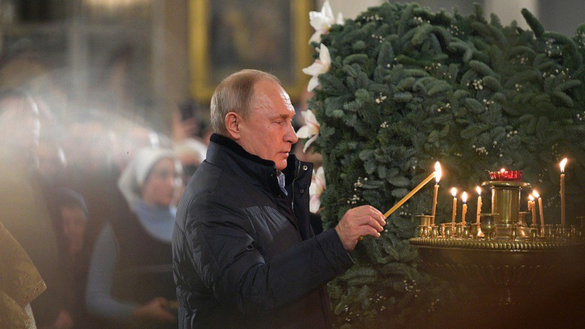 Dailystorm - Путин поздравил россиян с православным Рождеством
