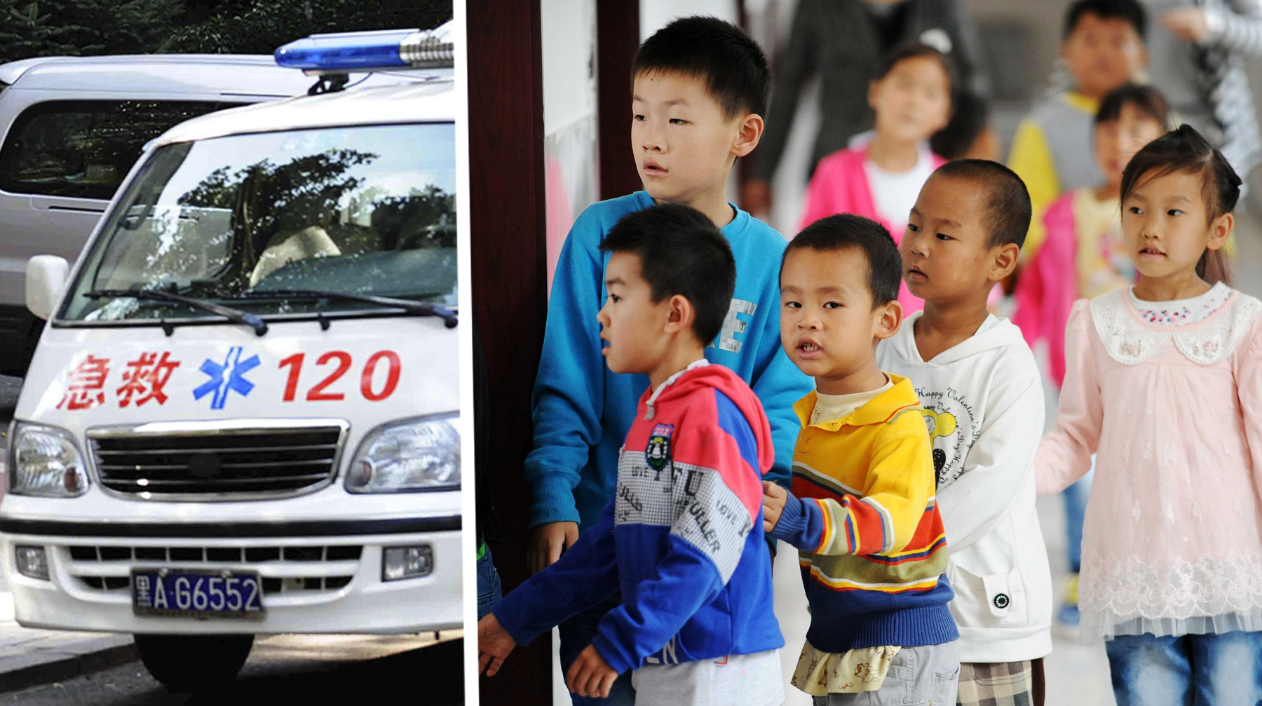 В результате нападения 20 детей получили ранения, трое из них находятся в тяжелом состоянии Коллаж: © Daily Storm