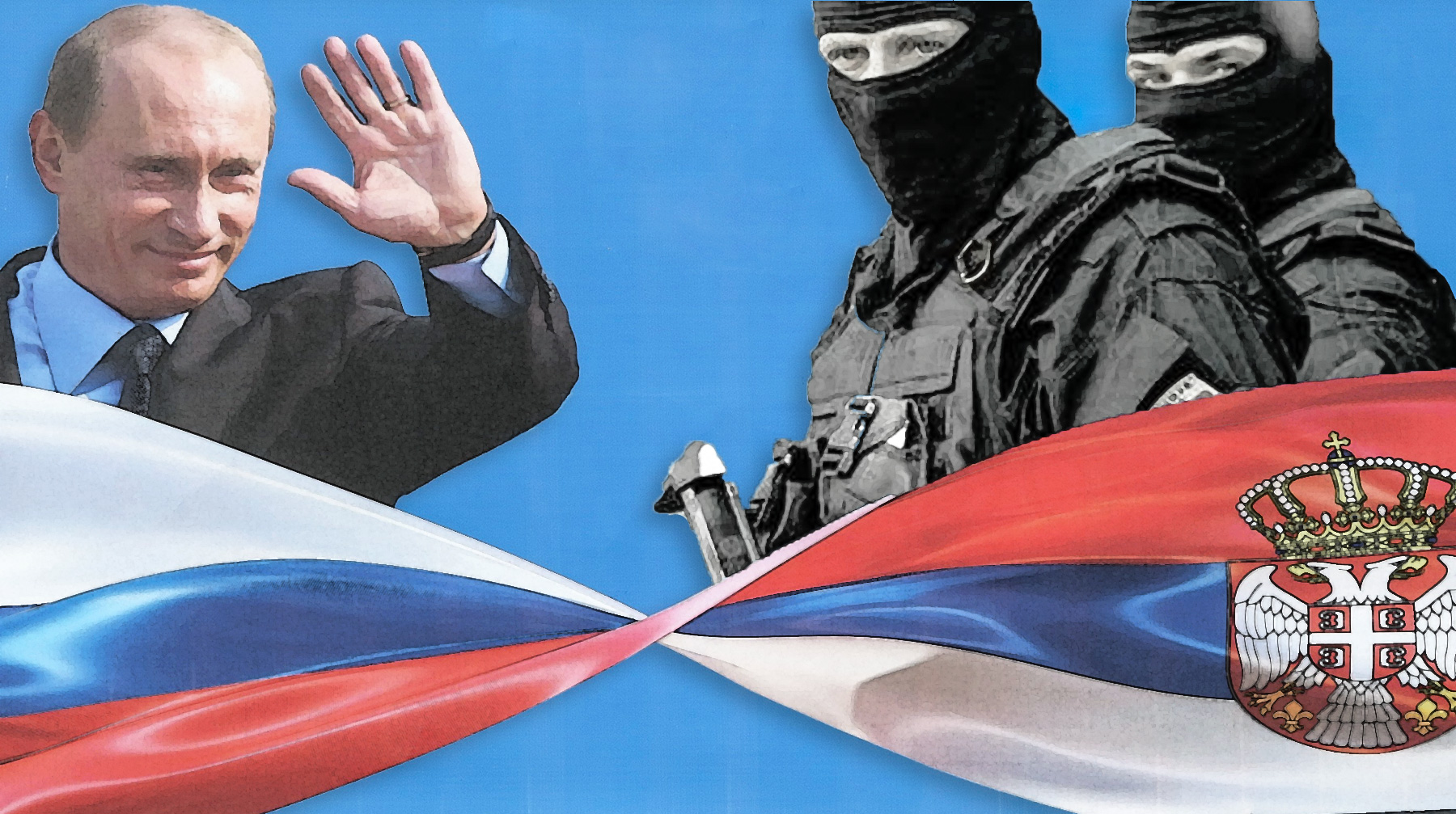 Источник «Спутник Сербия» в спецслужбах отрицает, что арестованный террорист хотел убить российского лидера Коллаж: © Daily Storm