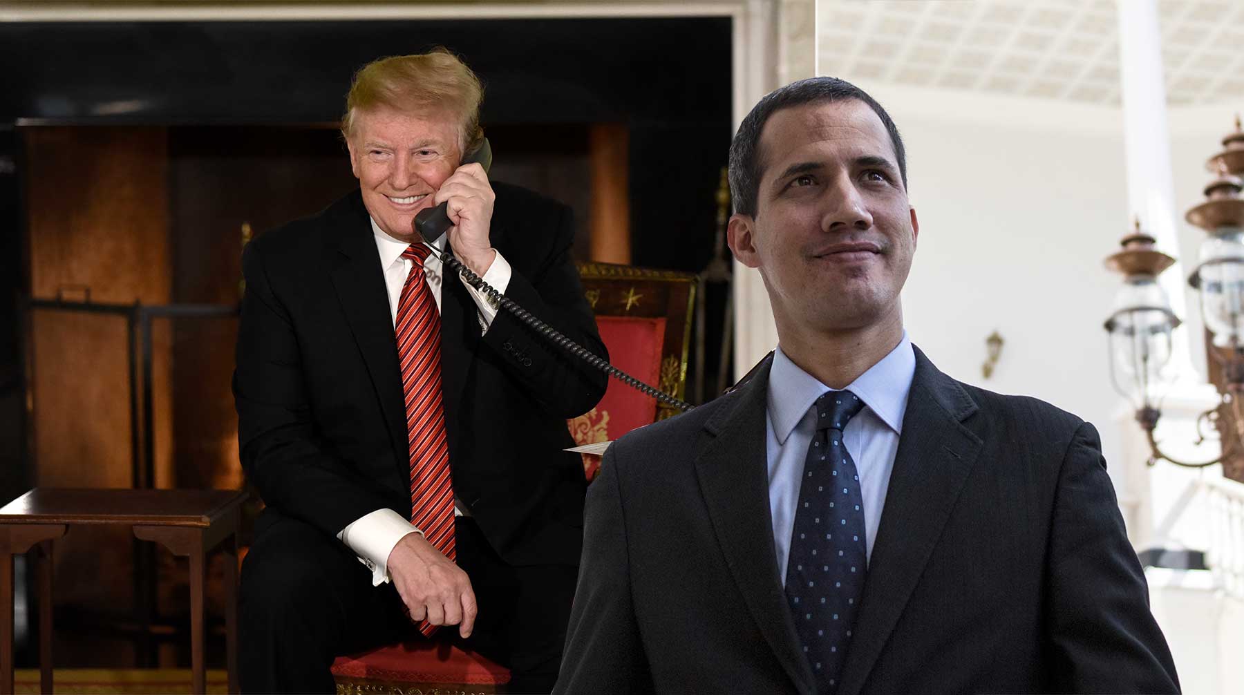 Президент США договорился поддерживать регулярный контакт с лидером оппозиции Венесуэлы Коллаж: © Daily Storm