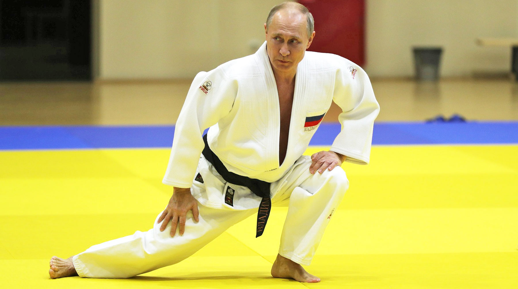 Президент России в кимоно потренировался в сочинском центре «Юг-спорт» Президент России Владимир Путин на тренировке по дзюдо.