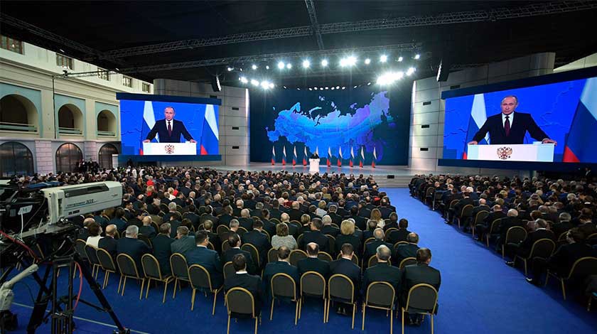 Послание президента РФ Владимира Путина к Федеральному собранию РФ