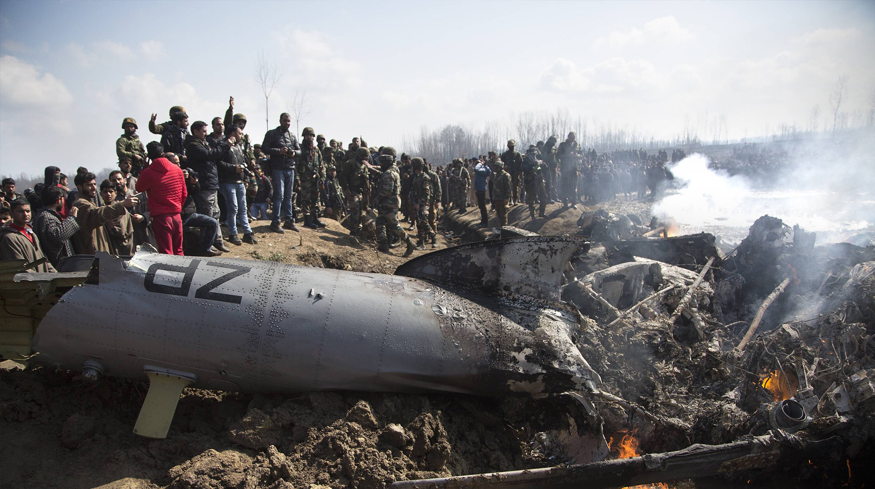 В небе над Кашмиром сошлись в бою 32 самолета Фото: © GLOBAL LOOK Press / Javed Dar / www.imago-images.de