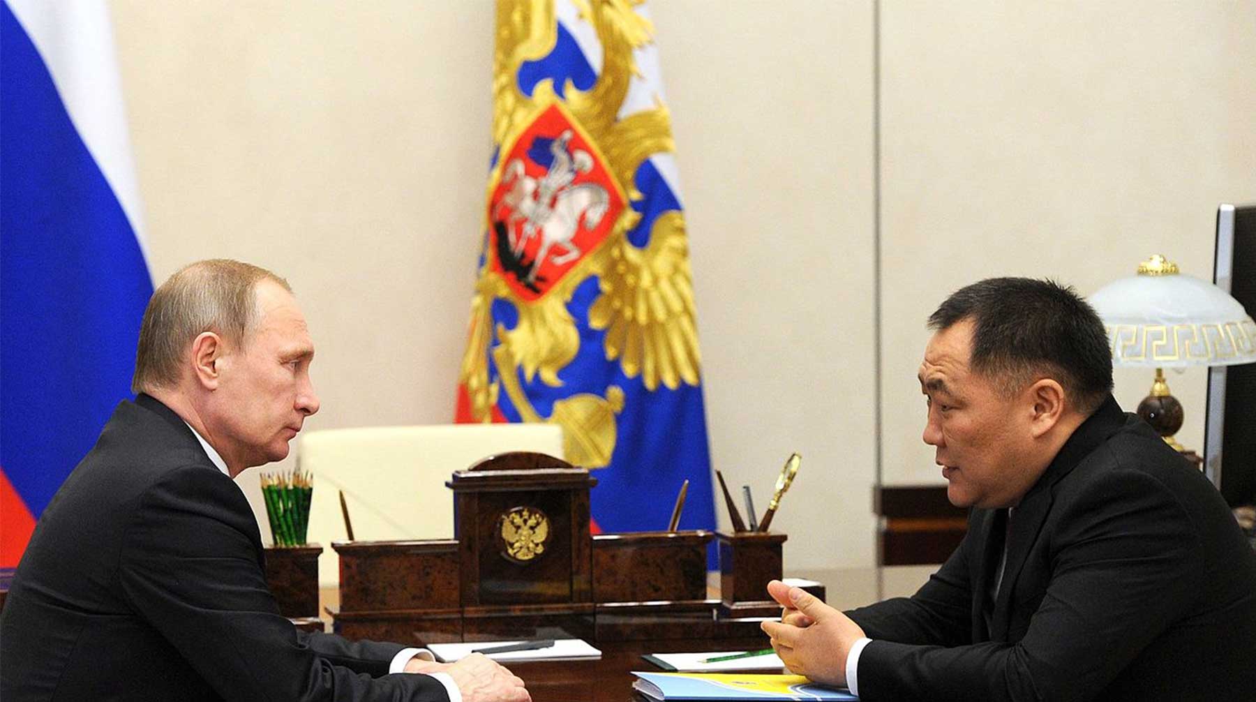 Президент России неоднократно отдыхал в республике Владимир Путин и Шолбан Кара-оол