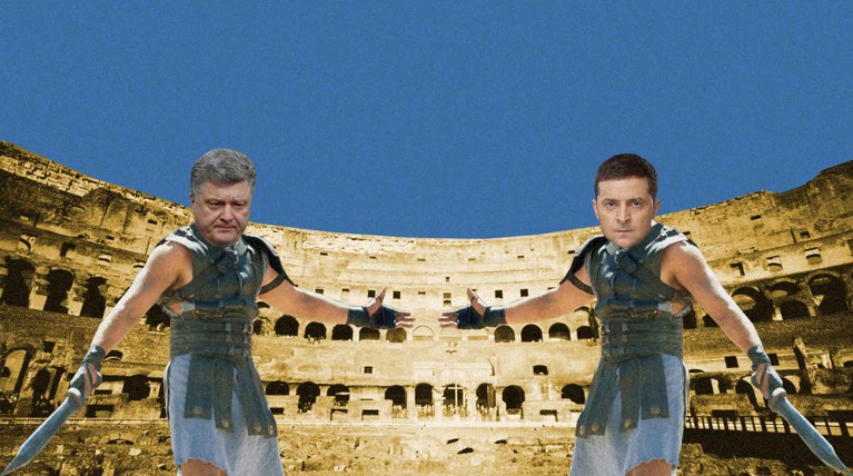 Гладиаторские бои: на кого делать ставки на последних дебатах Порошенко и Зеленского — Daily Storm