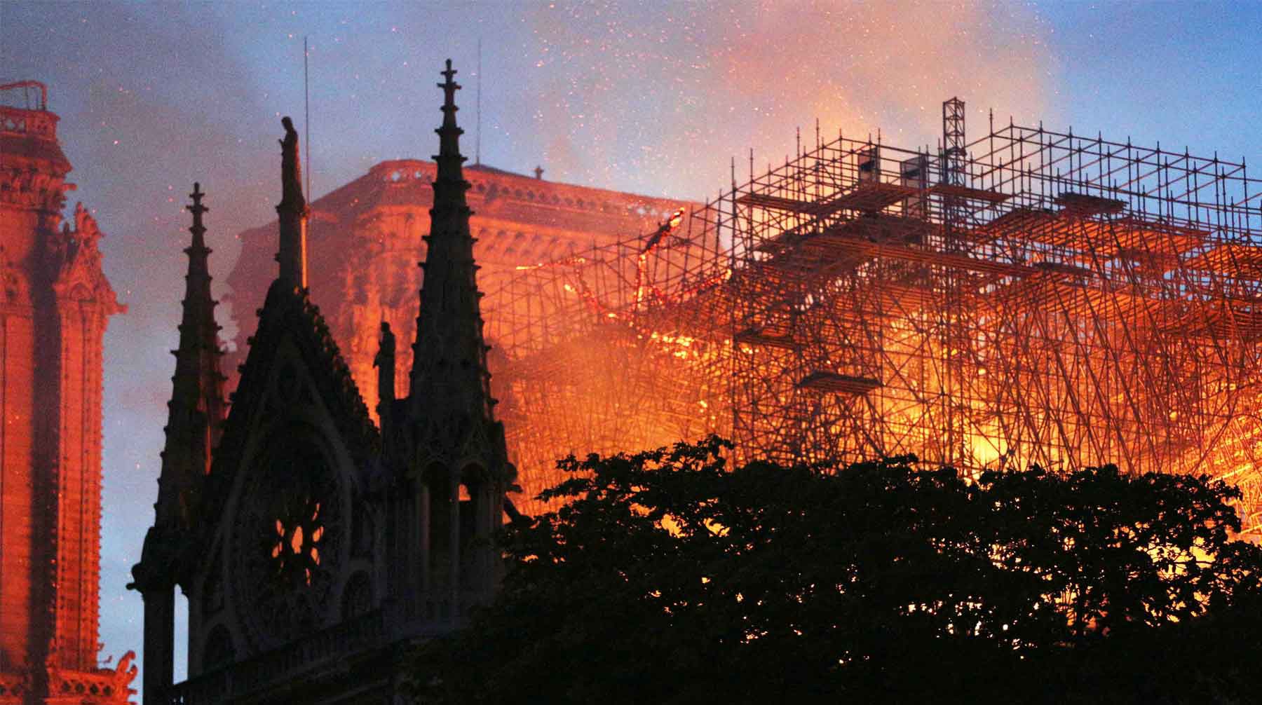 Dailystorm - Загорелся собор Парижской Богоматери