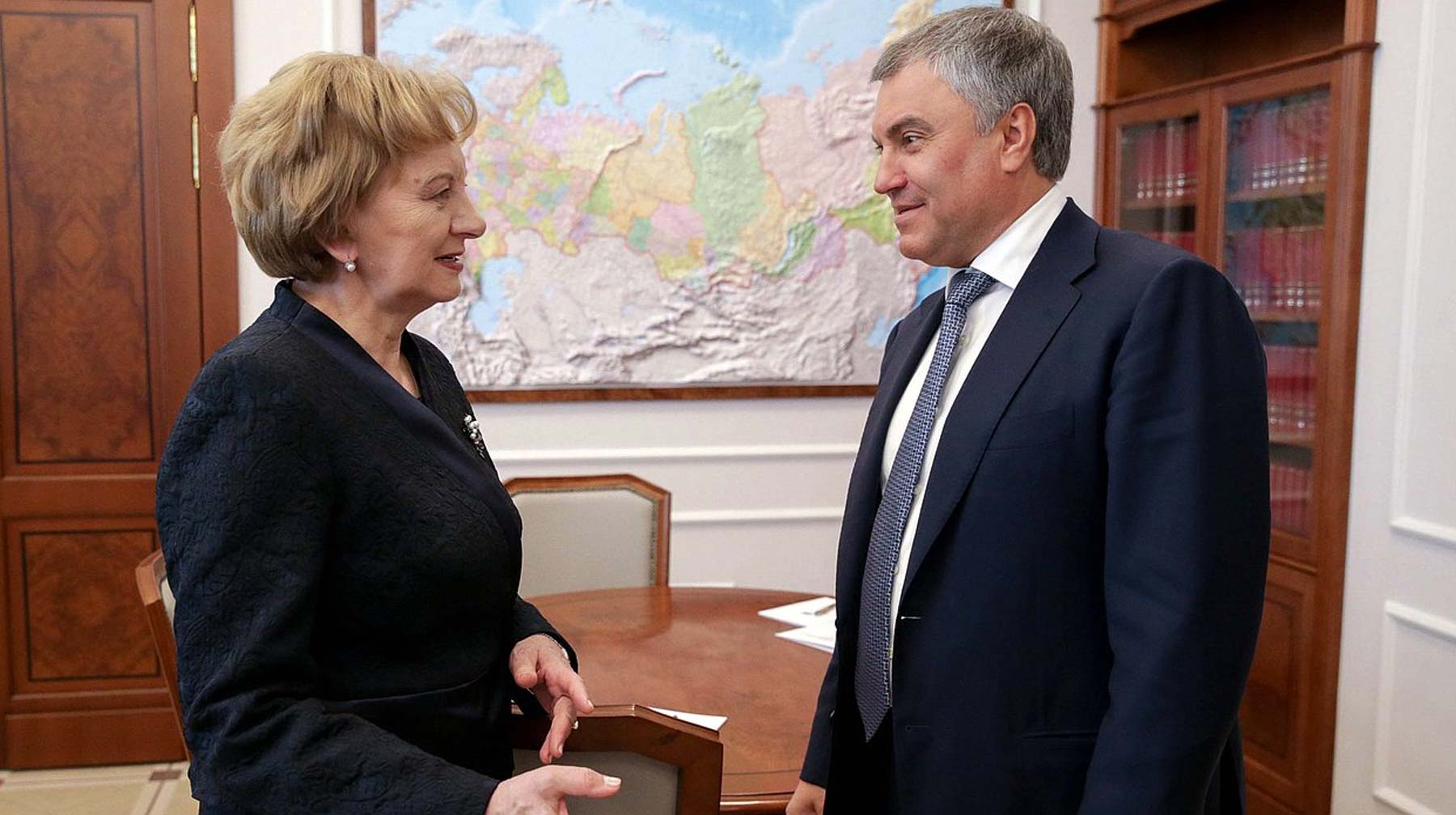 Председатель Госдумы провел встречу с Зинаидой Гречаный Фото: © duma.gov.ru