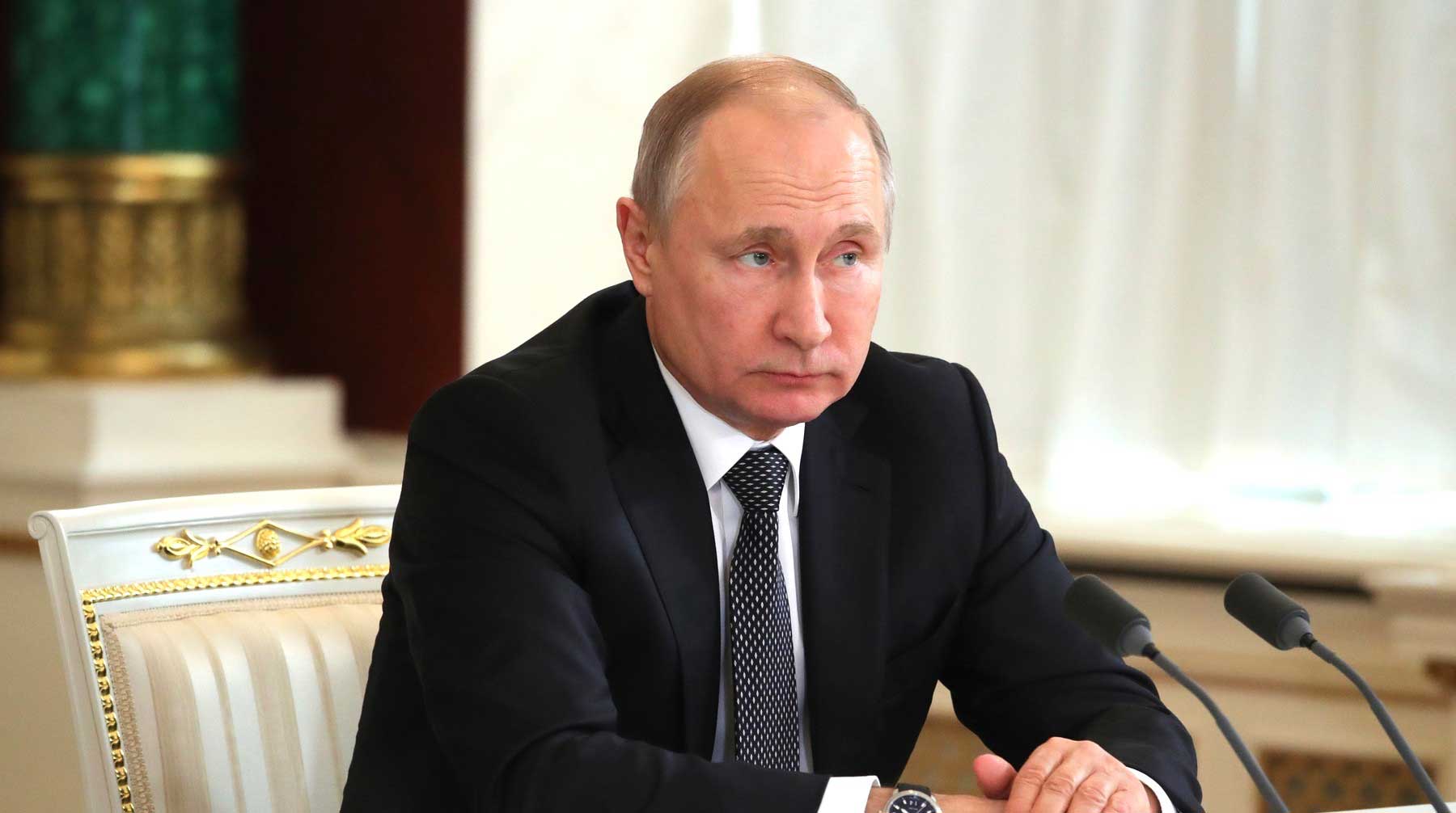 Президент России заявил, что Москва готова взаимодействовать с евразийскими партнерами с учетом интересов каждого государства Фото: © GLOBAL LOOK press / Kremlin Pool