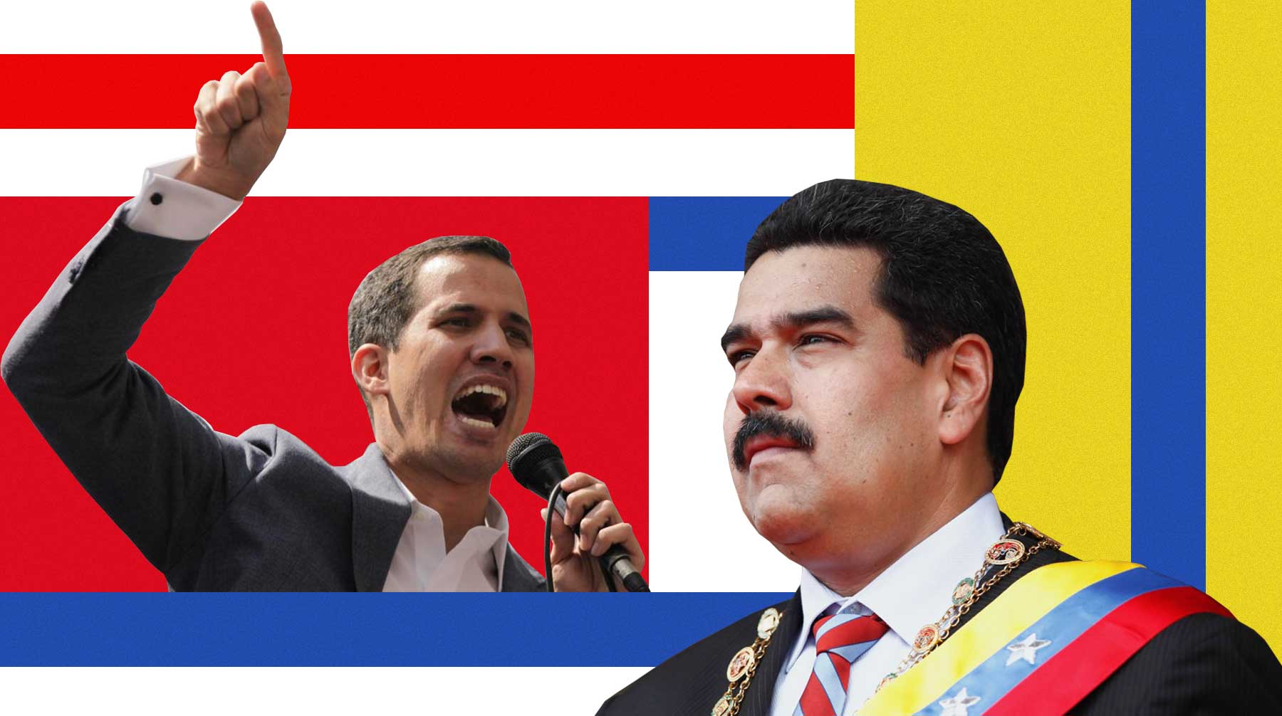Мадуро считает, что мятеж подавлен, Гуайдо уверяет, что протесты продолжаются Коллаж: © Daily Storm