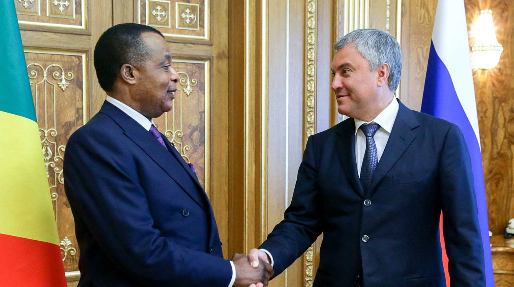 Председатель Госдумы заявил, что депутаты готовы законодательно обеспечить договоренности президентов РФ и Конго undefined