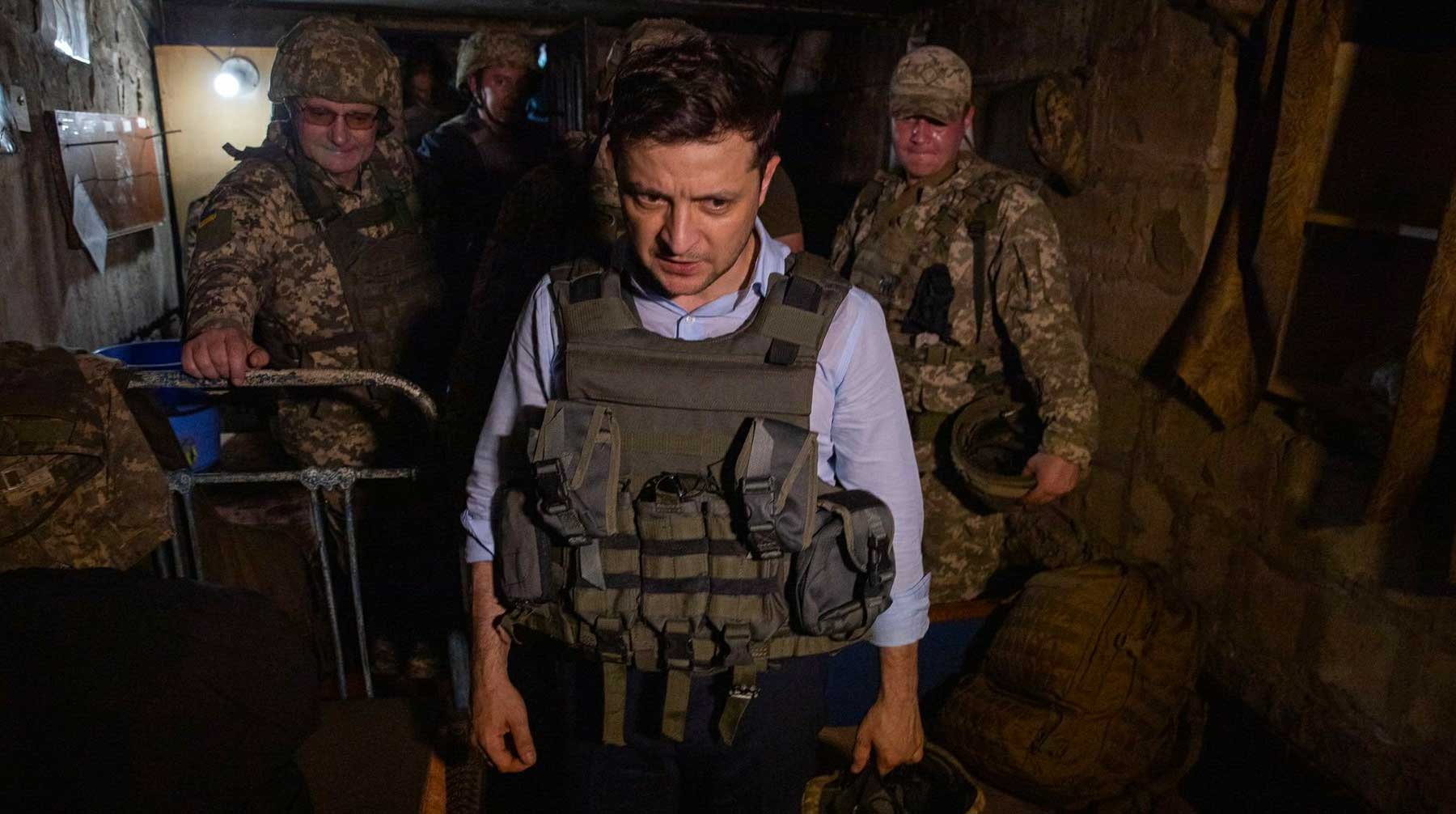 По словам украинского лидера, разжигание конфликта не способствует возобновлению переговоров Фото: © GLOBAL LOOK press / APUkraine