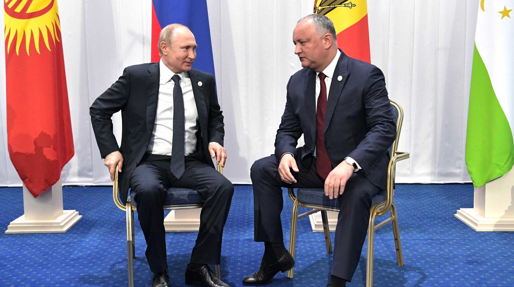 Dailystorm - Путин заявил о поддержке президента Молдавии Игоря Додона