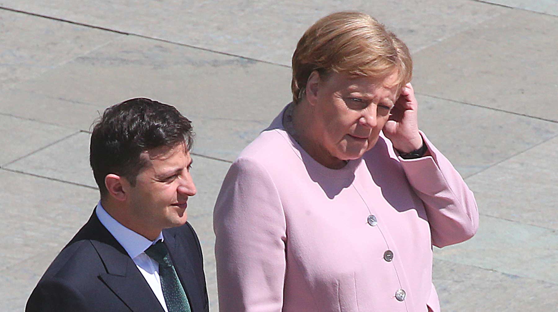 Во время встречи глав Украины и Германии канцлеру ФРГ стало плохо Фото: © GLOBAL LOOK press / Wolfgang Kumm