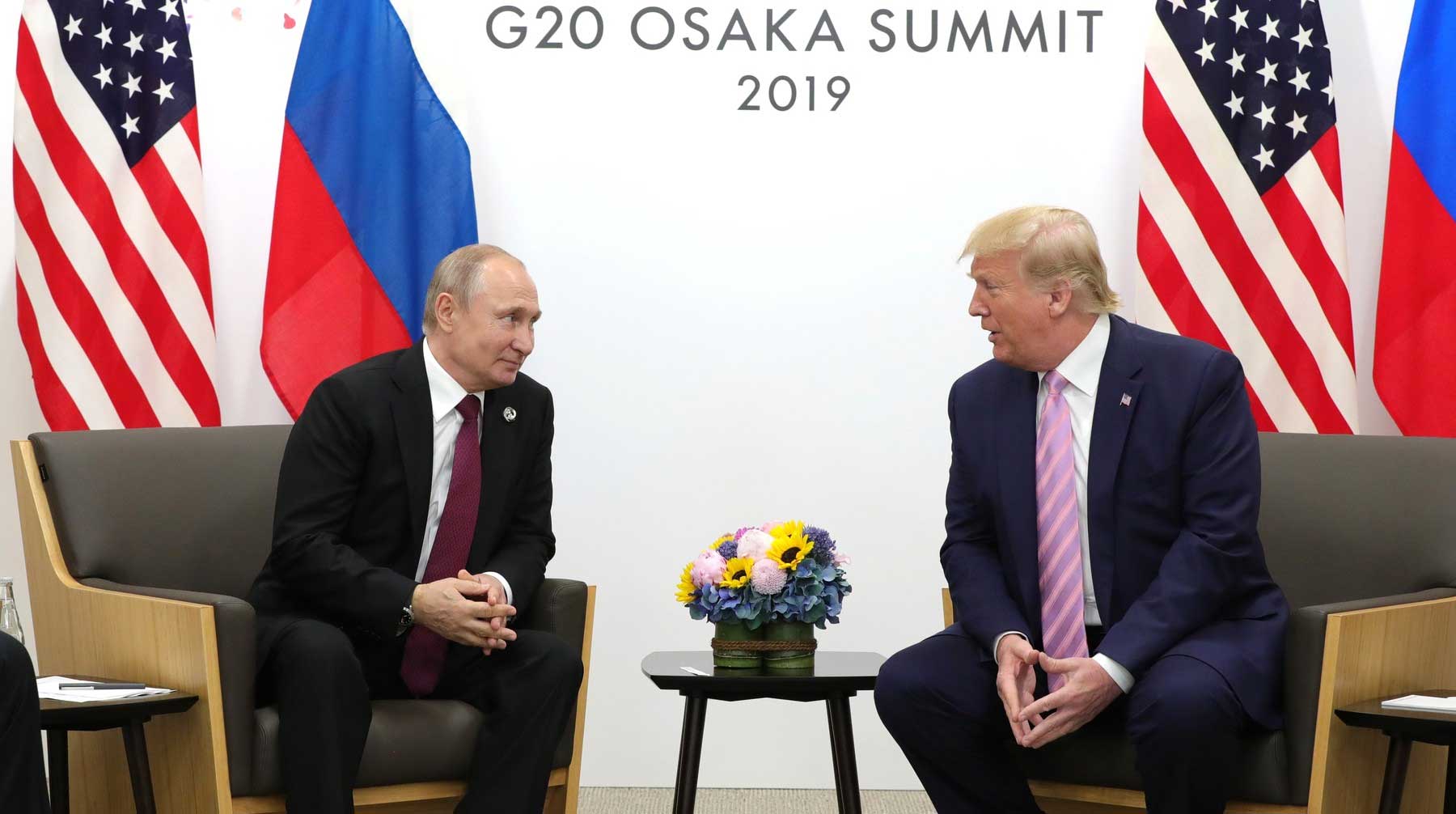 Беседа российского и американского президентов затянулась почти на полтора часа Фото: © GLOBAL LOOK press / Kremlin Pool