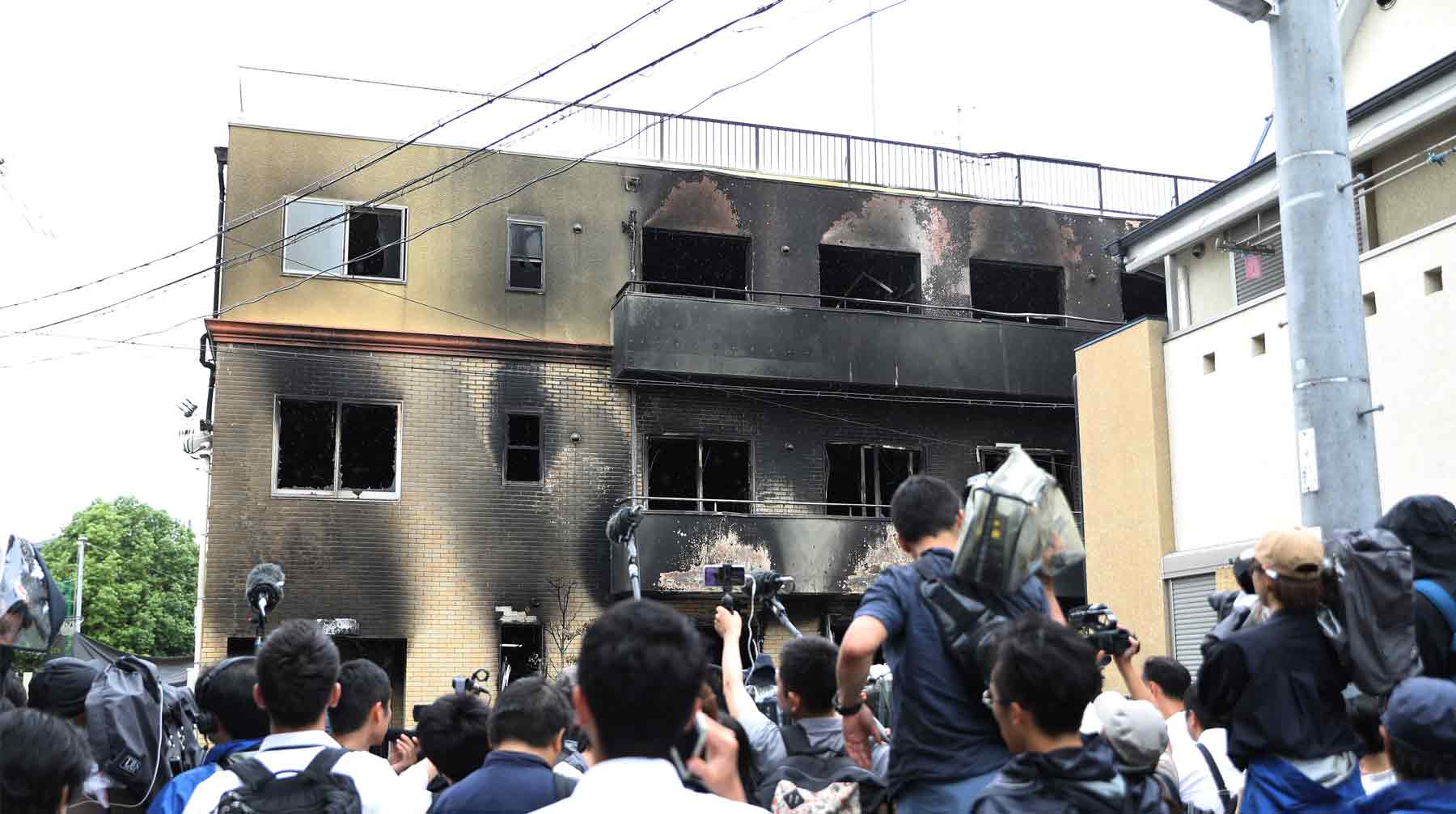 В результате пожара в Kyoto Animation погибли по крайней мере 33 человека Фото: © GLOBAL LOOK Press