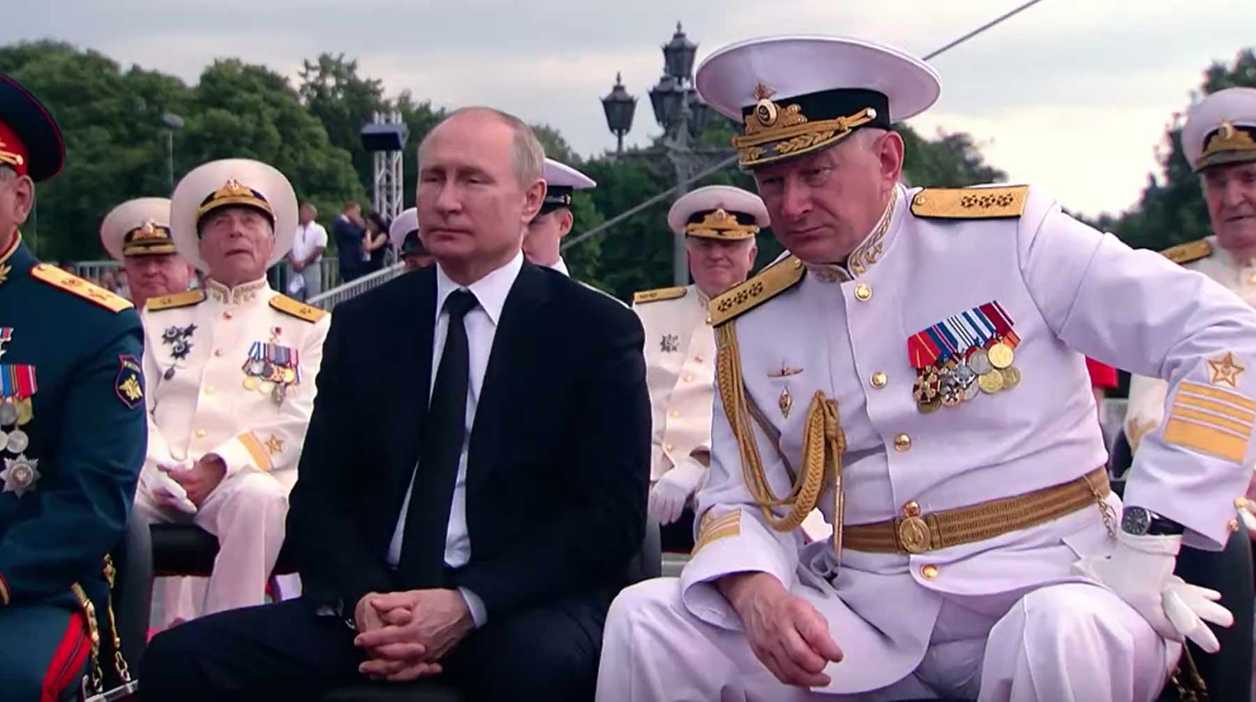 В 2019 году исполнилось 323 года с момента образования российского флота Кадр: © youtube / RT