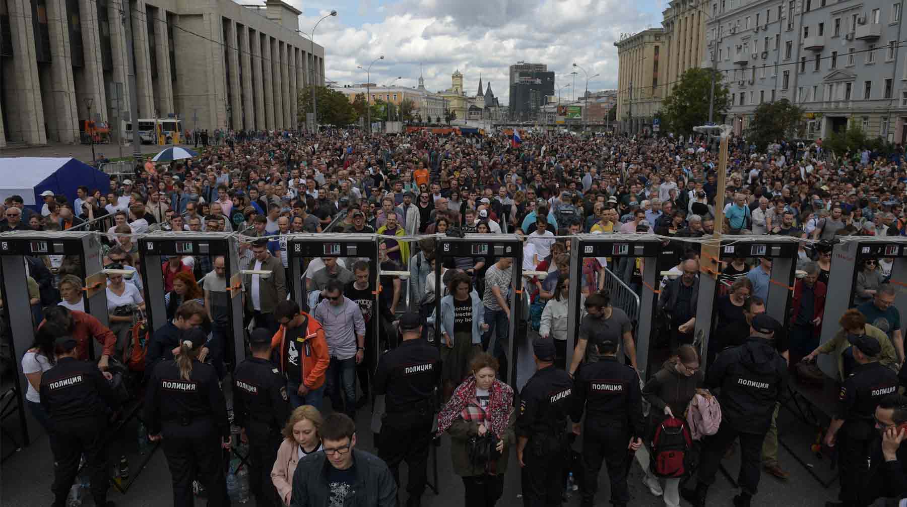 Мероприятие 10 августа на проспекте Сахарова санкционировано властями, напомнили в ведомстве Фото: © GLOBAL LOOK Press