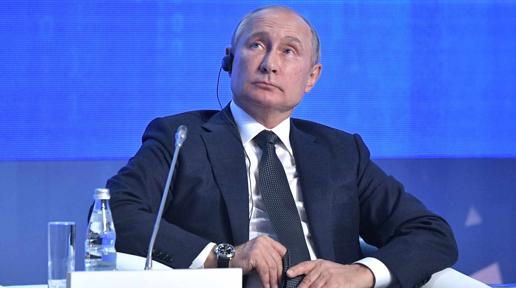 Российский лидер также отметил, что Москва предлагает ради этого забыть всем странам о накопившихся проблемах Фото: © Global Look Press