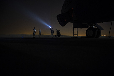 Американские военные продолжают срочную эвакуацию Фото: © U.S. Air Force