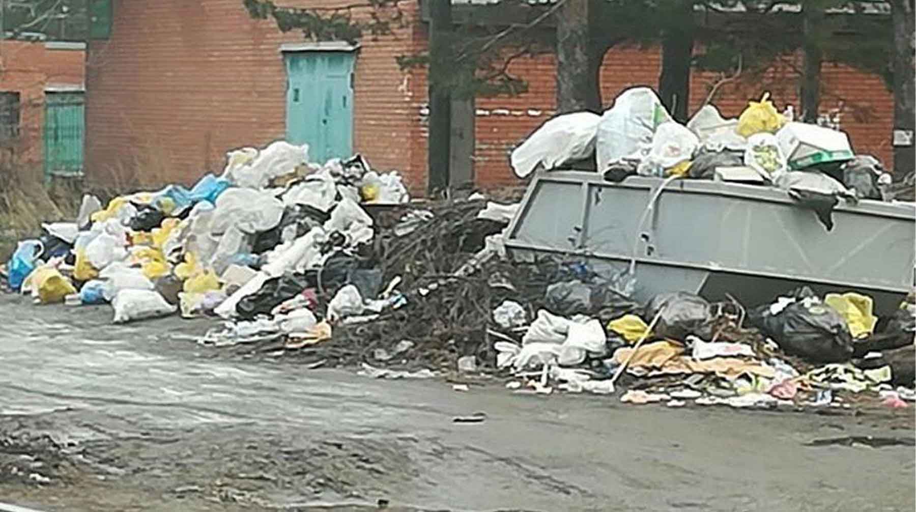 Местные власти намерены за счет бюджета разгребать завалы, а затем выставлять счета субъектам, загрязняющим город Фото: © instagram / biysk.22