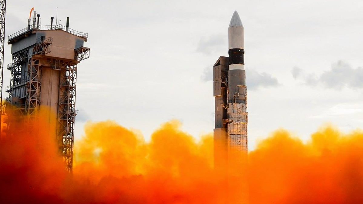 Запуск был произведен с космодрома Плесецк Фото: © Global Look Press / Roscosmos