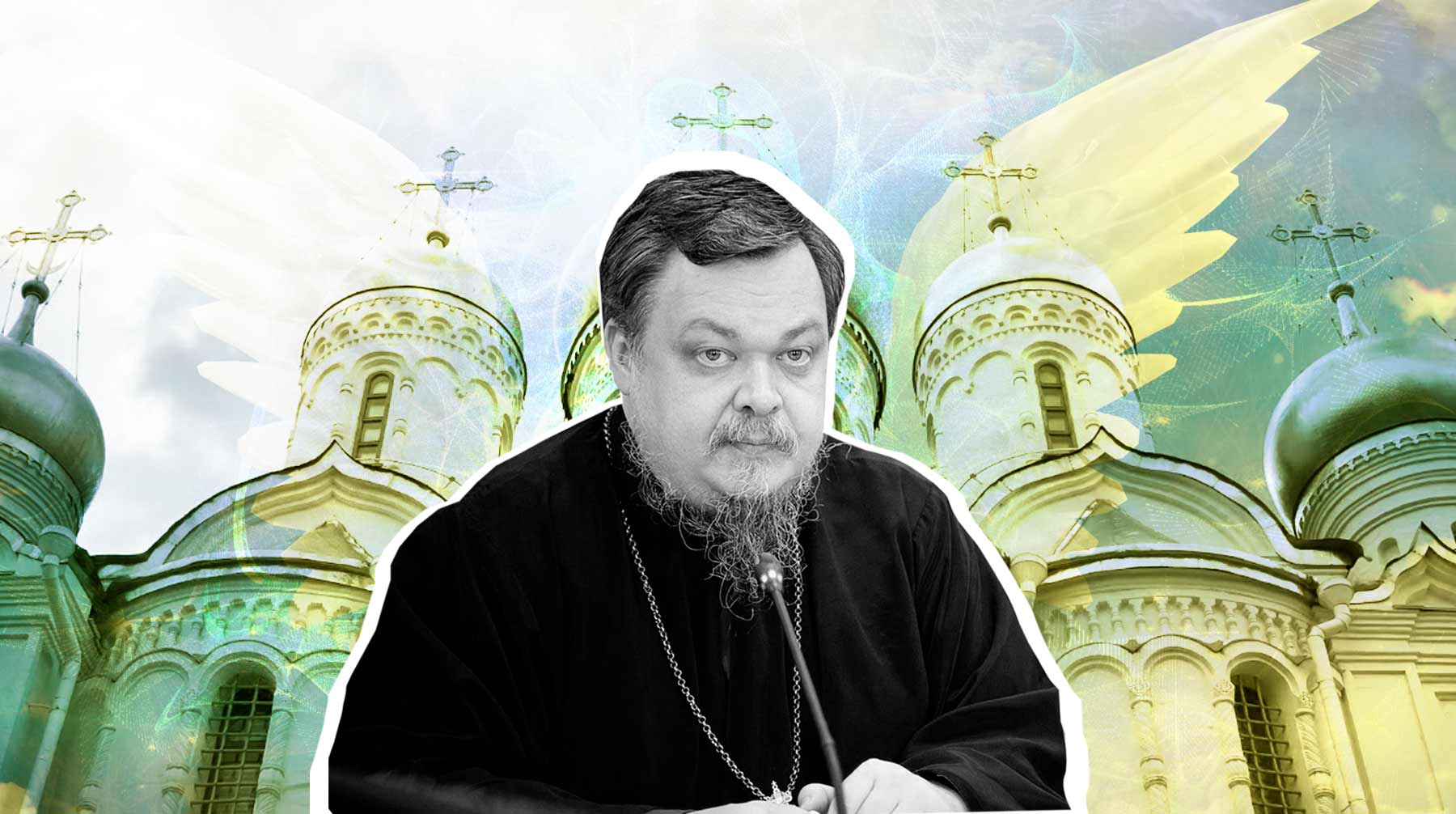 Священник Русской православной церкви имел особый дар проникать прямо в сердце и умер на миру, у храма Коллаж: © Daily Storm
