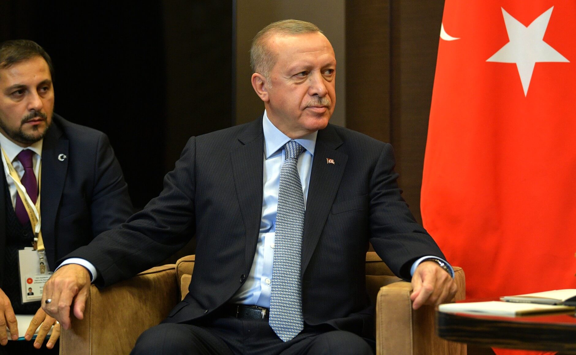 Турецкий лидер считает, что Россия «не привержена» договоренностям в рамках сочинского и астанинского форматов Фото: © Global Look Press / Kremlin Pool