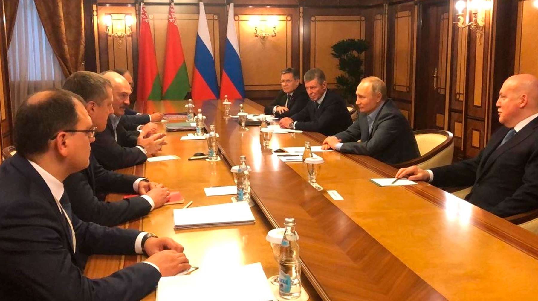 Путин и Лукашенко завершили второй раунд переговоров