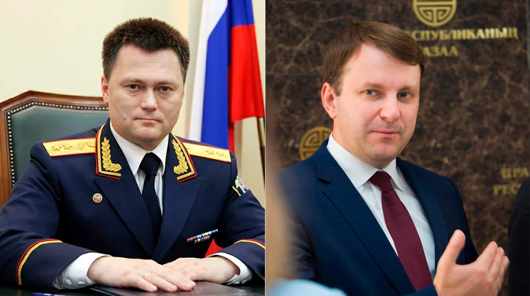 В его составе остались главы СКР, ФСБ и МВД Игорь Краснов (слева) и Максим Орешкин (справа)