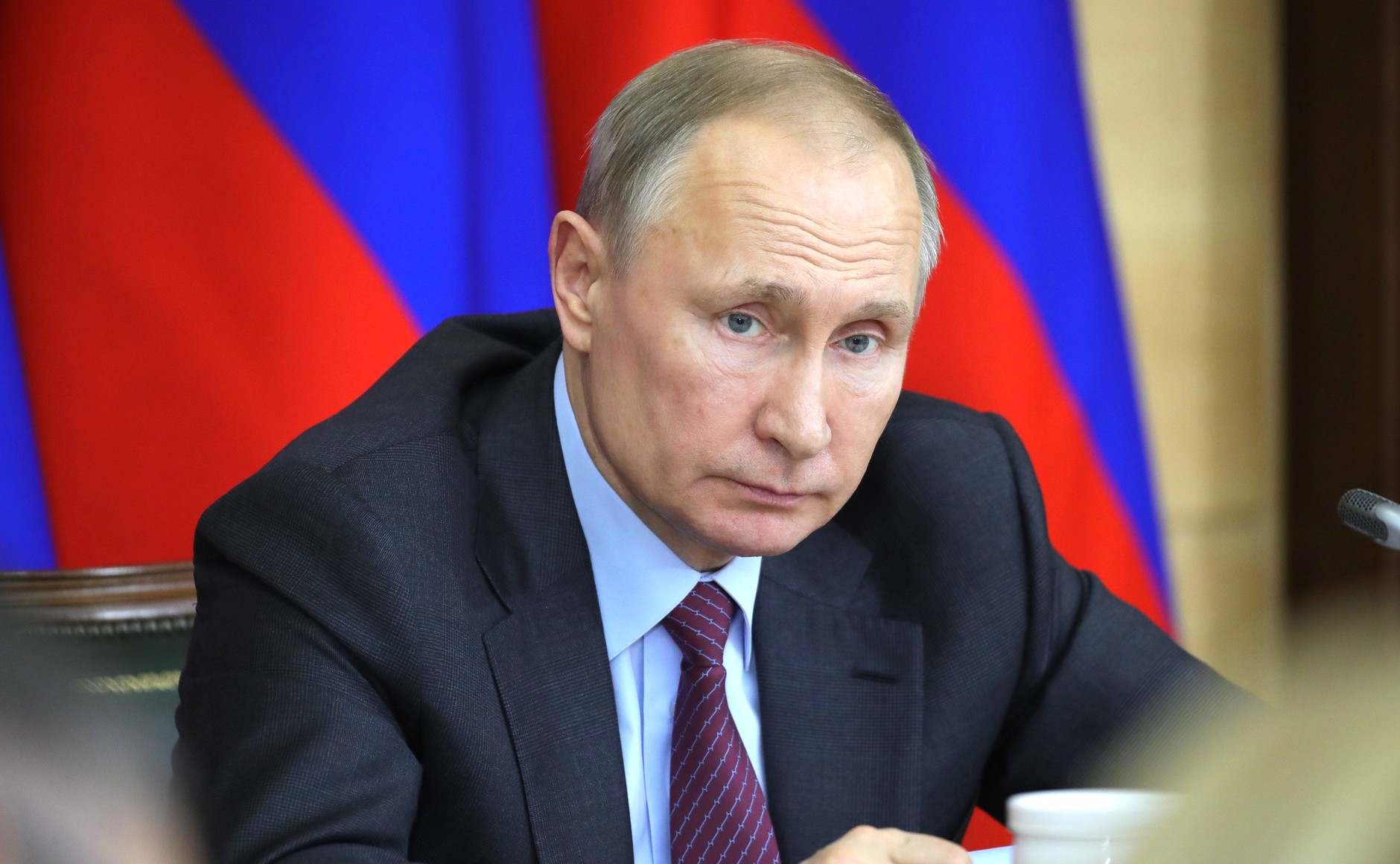 Президент России также поручил силовикам установить жесткий контроль за финансовыми потоками для нацпроектов Фото: © Kremlin Pool
