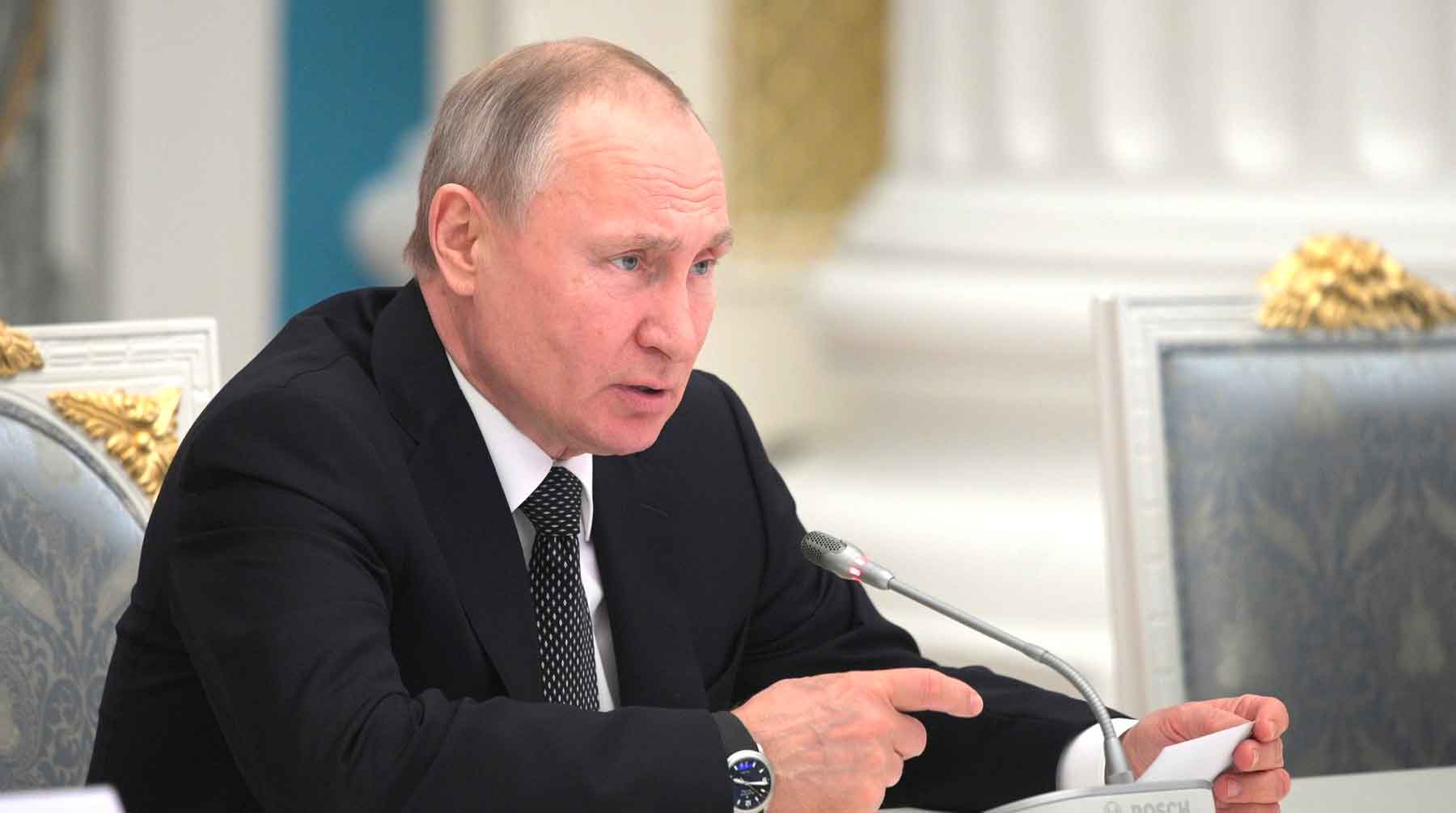 Российский президент подчеркнул, что РФ не собирается ни с кем воевать Фото: © GLOBAL LOOK press / Kremlin Pool