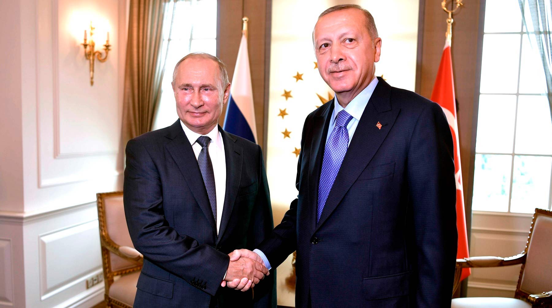 Россия и Турция также создадут «коридор безопасности» Фото: © Kremlin Pool