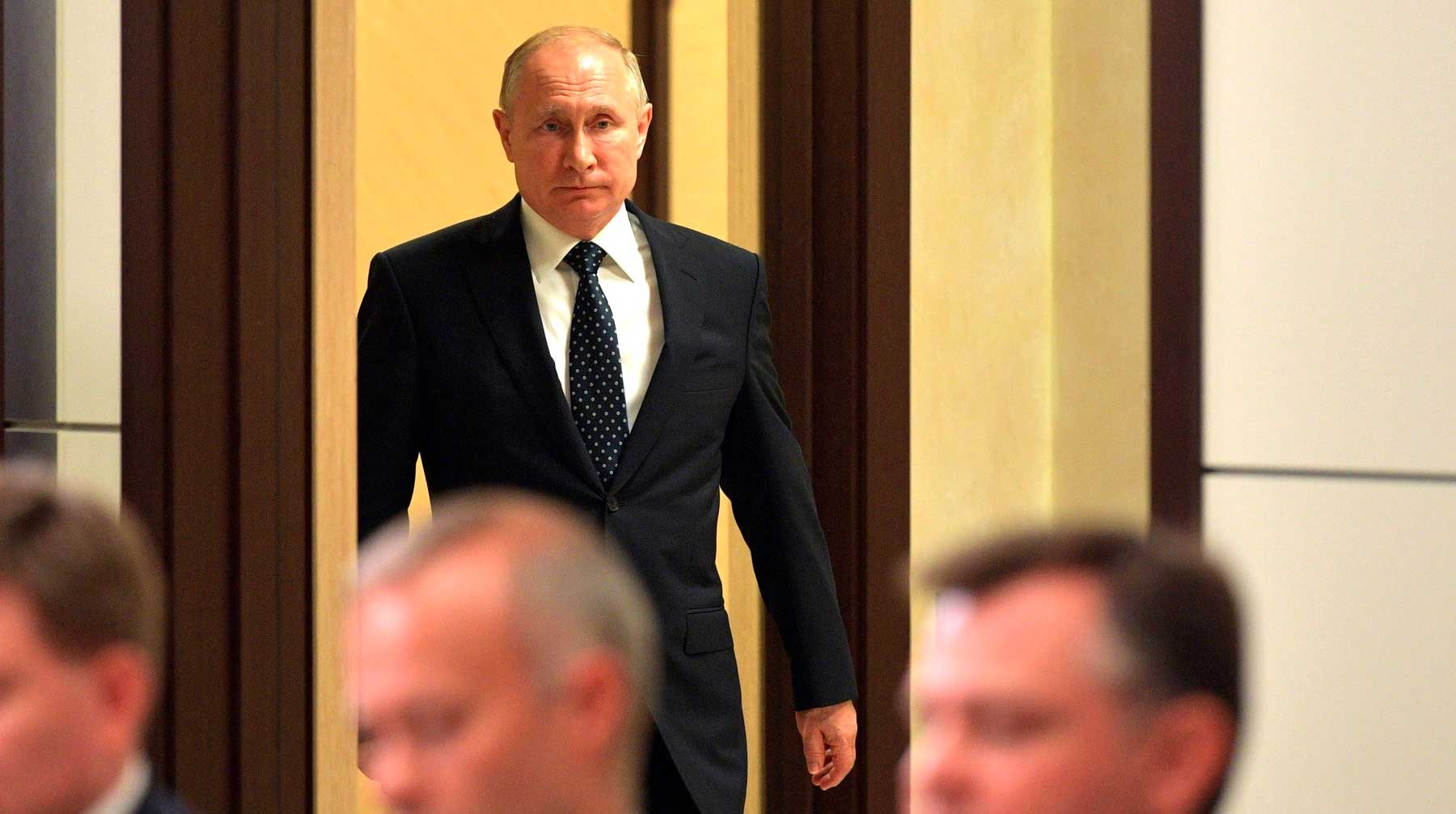 Президент РФ пока не говорил, будет ли участвовать в выборах в 2024 году, отметил представитель Кремля Фото: © GLOBAL LOOK press / Kremlin Pool