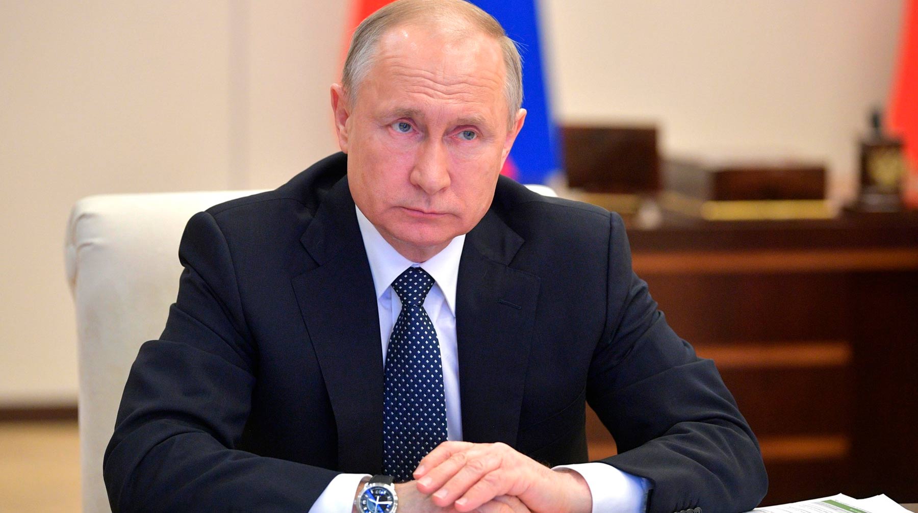 Президент предупредил об ответственности за нарушения в противодействии распространению COVID-19 Фото: © Global Look Press / Kremlin Pool