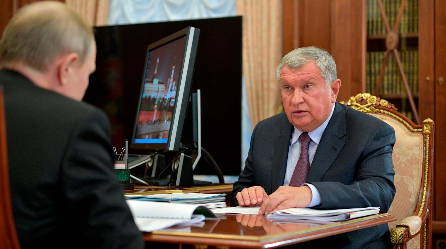 Глава «Роснефти» также предложил отложить налоги для геологоразведки Фото: © Kremlin Pool