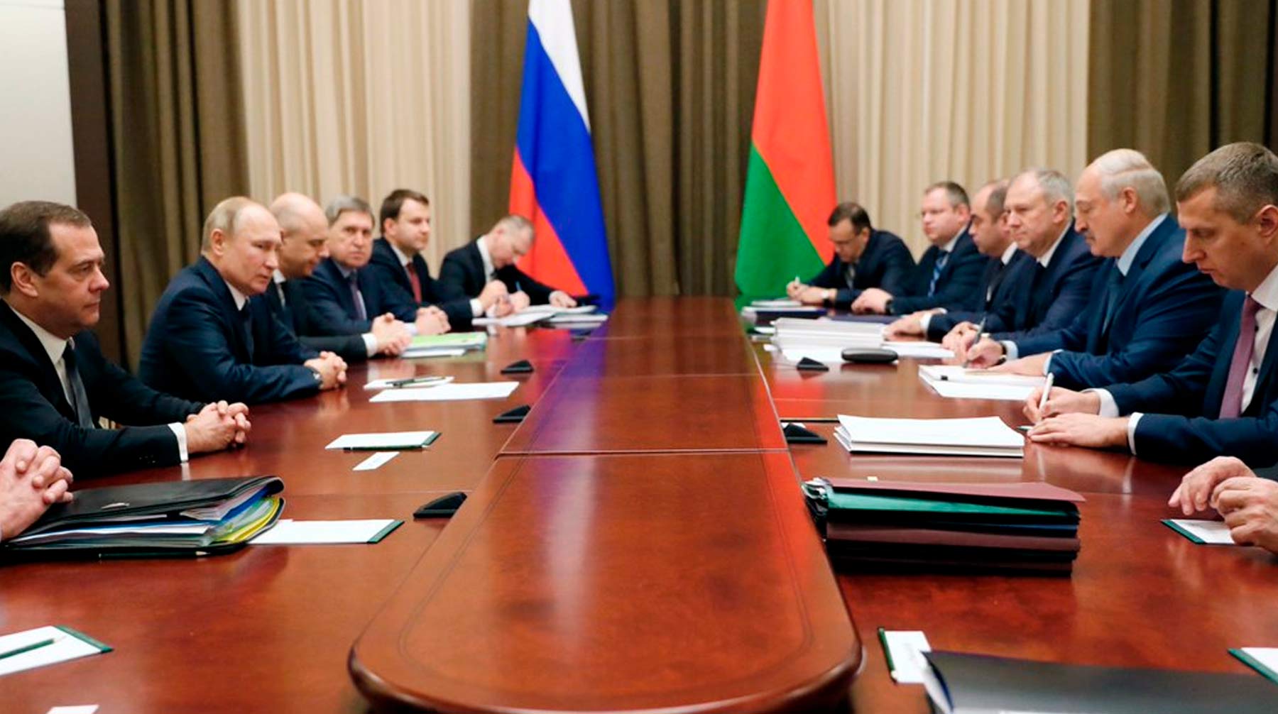 Глава РБ считает, что его не удастся «столкнуть лбами» с Путиным Фото: © Правительство РФ