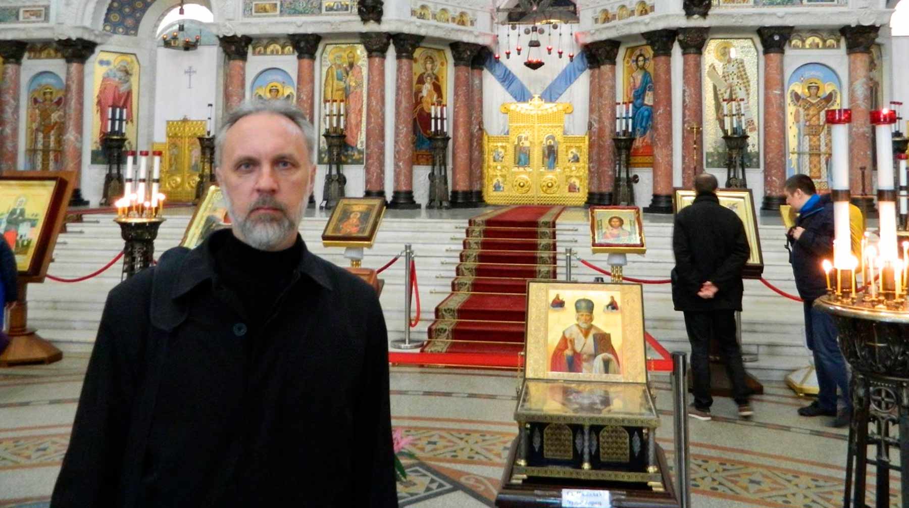 Иеромонах Иоанн подчеркнул, что он уважает подвиг советского народа, но церковный комплекс — это «языческое капище» Иеромонах Иоанн