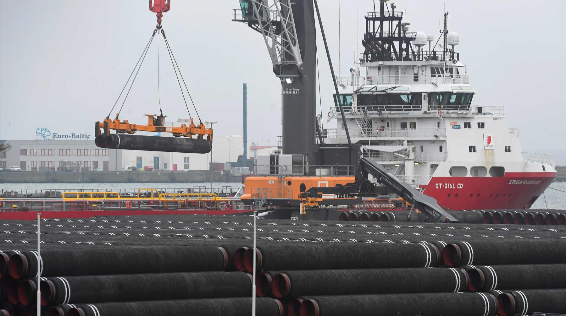 Оператор газового проекта Nord Stream 2 AG ранее заявил, что действия Вашингтона заблокируют около 700 миллионов евро инвестиций Фото: © Global Look Press / Stefan Sauer