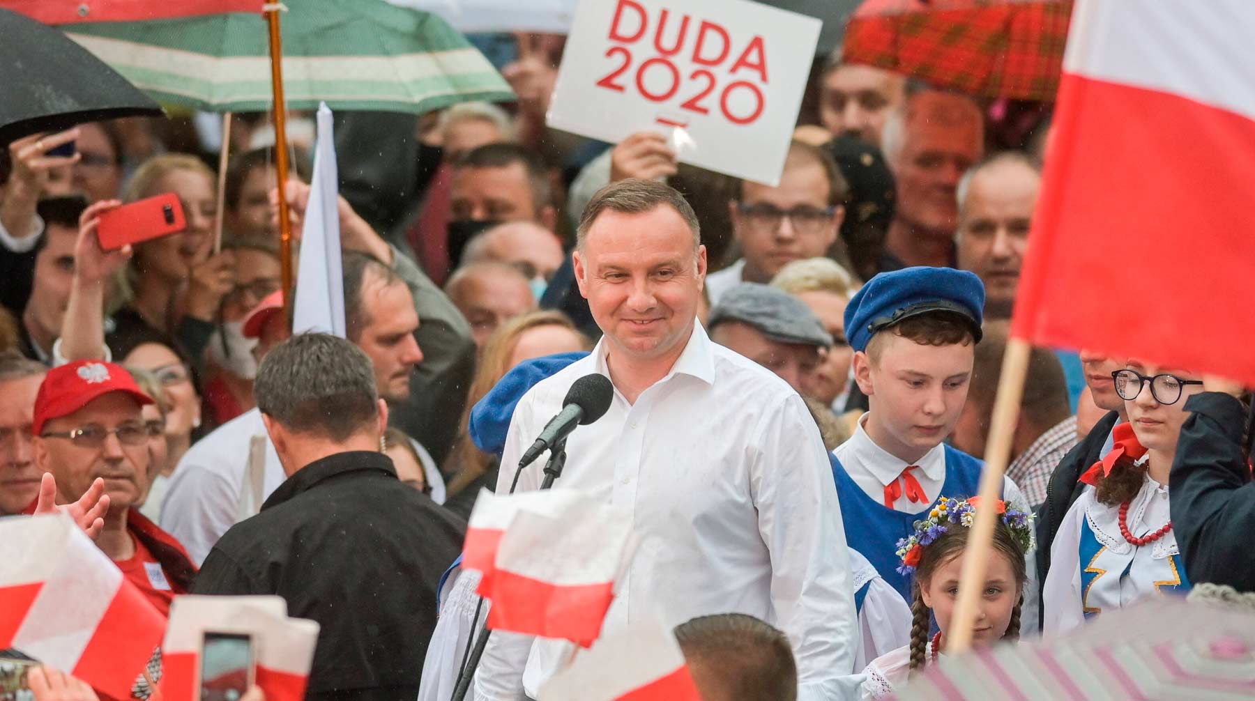 Шоумен после розыгрыша президента Анджея Дуды удивился, что МИД Польши посчитал эту запись «актом дезинформации» Фото: © Global Look Press /  MATEUSZ SLODKOWSKI