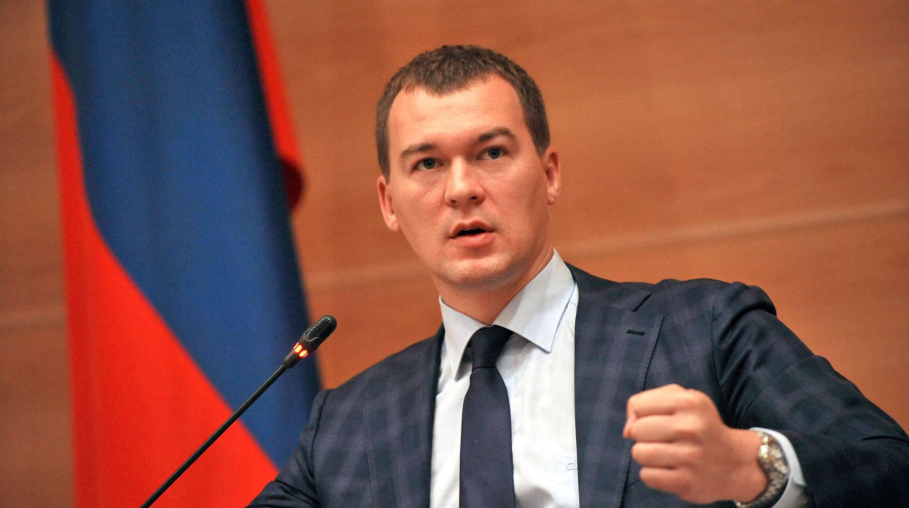 Dailystorm - Дегтярев пообещал жителям Хабаровска покинуть край в случае оправдания Фургала