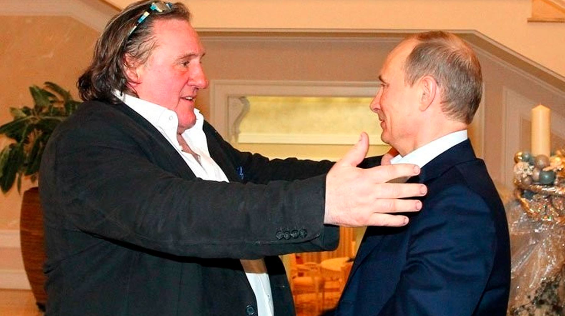 Актер заявил, что считает «своей» страной Россию, а не Францию Фото: © kremlin.ru
