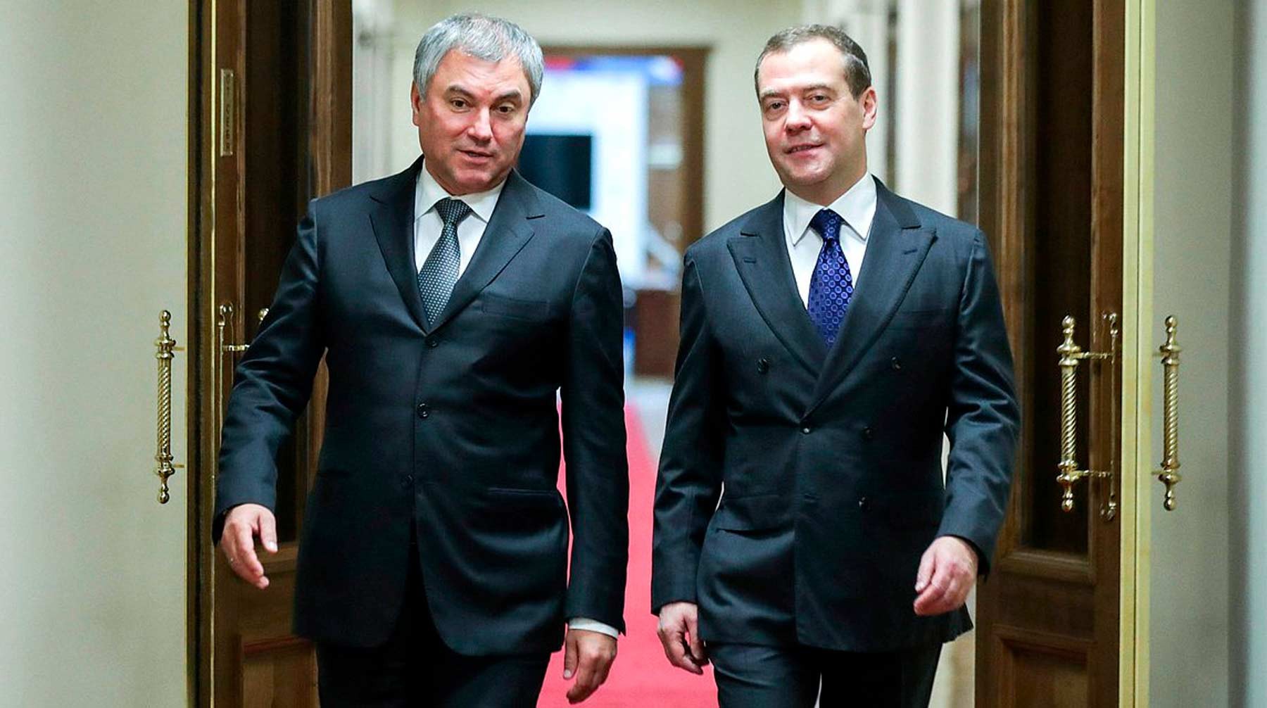 Dailystorm - Володин поздравил Медведева с 55-летием