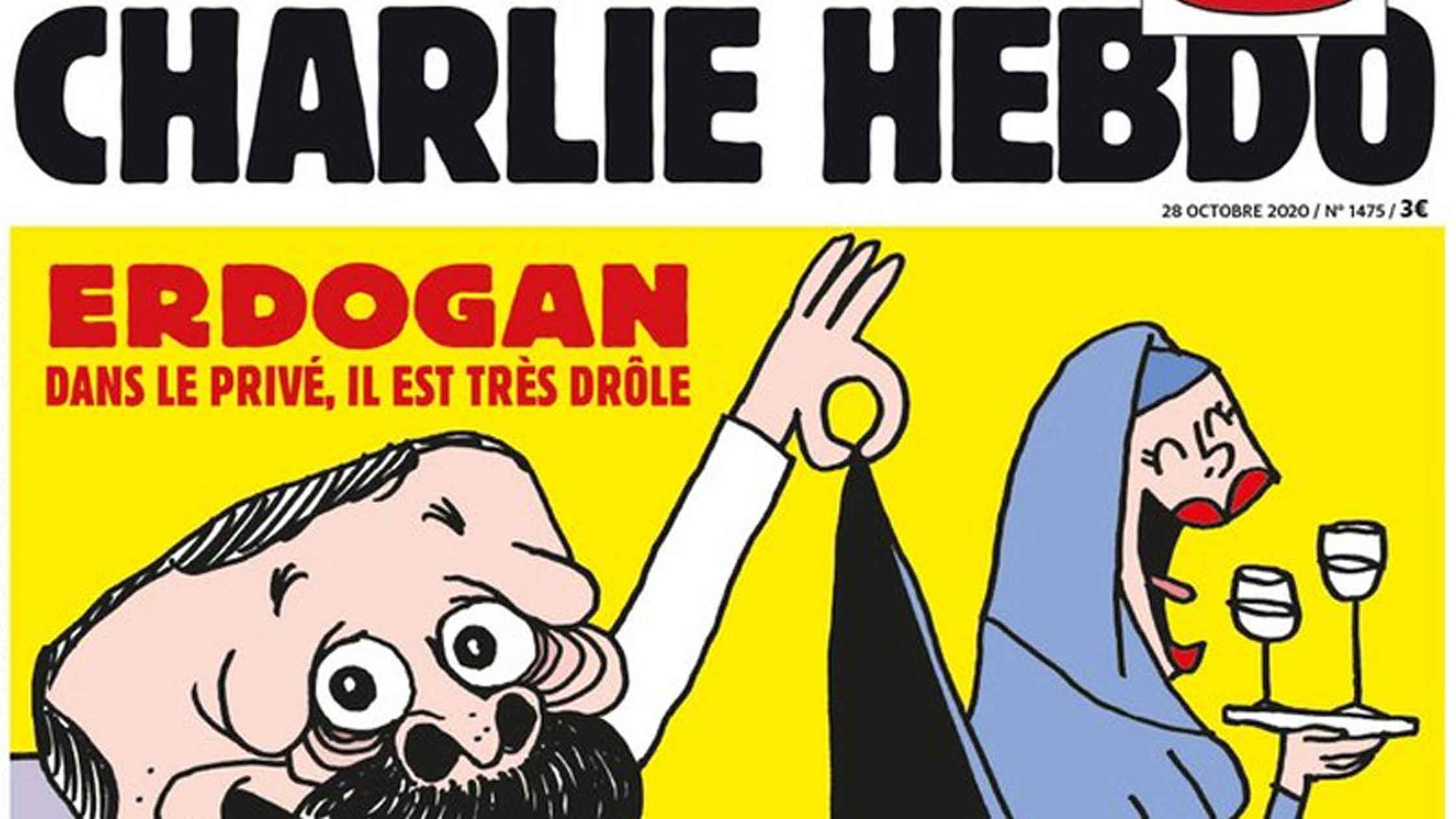 Из-за публикации французского журнала будут предприняты дипломатические и юридические шаги, заявили в аппарате турецкого лидера Изображение: © Charlie Hebdo