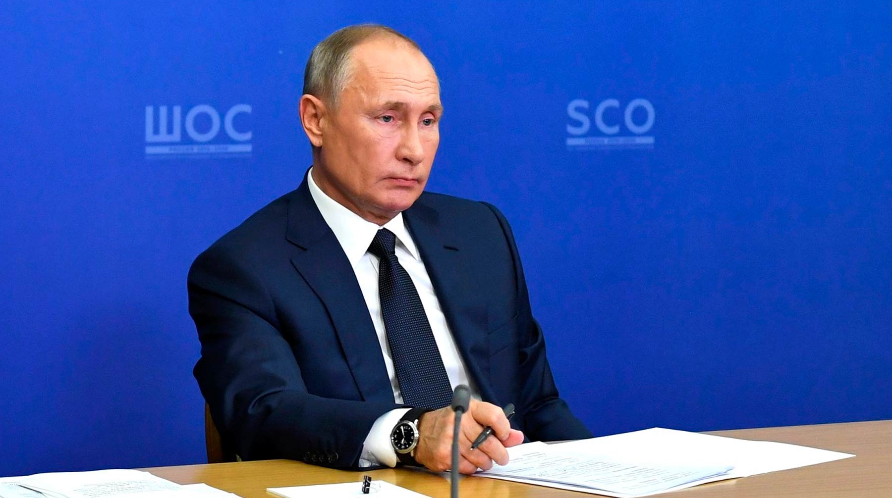 Президент РФ также выступил за консолидацию сил для достижения мира и стабильности Фото: © kremlin.ru