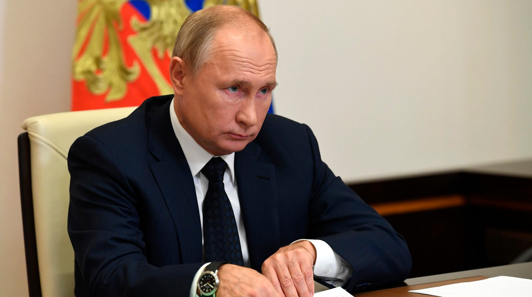 Президент отметил, что пока судьба ДСНВ не ясна Фото: © Kremlin Pool
