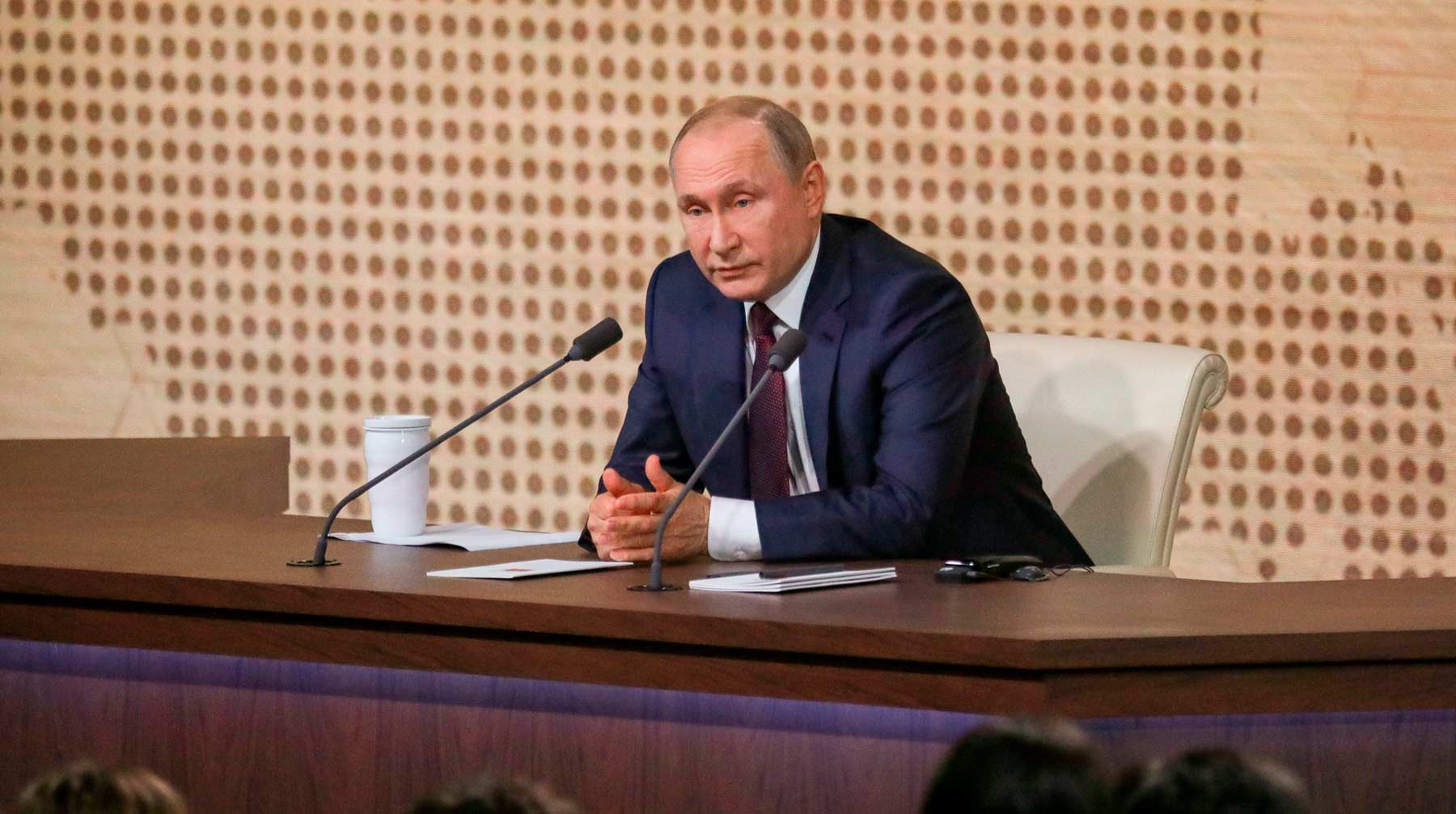Общение российского лидера с представителями СМИ пройдет по видеосвязи 17 декабря Фото: © АГН Москва / Андрей Никеричев