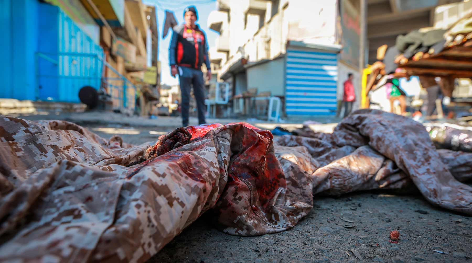 Атаку совершили террористы-смертники Фото: © Global Look Press / Ameer Al Mohammedaw