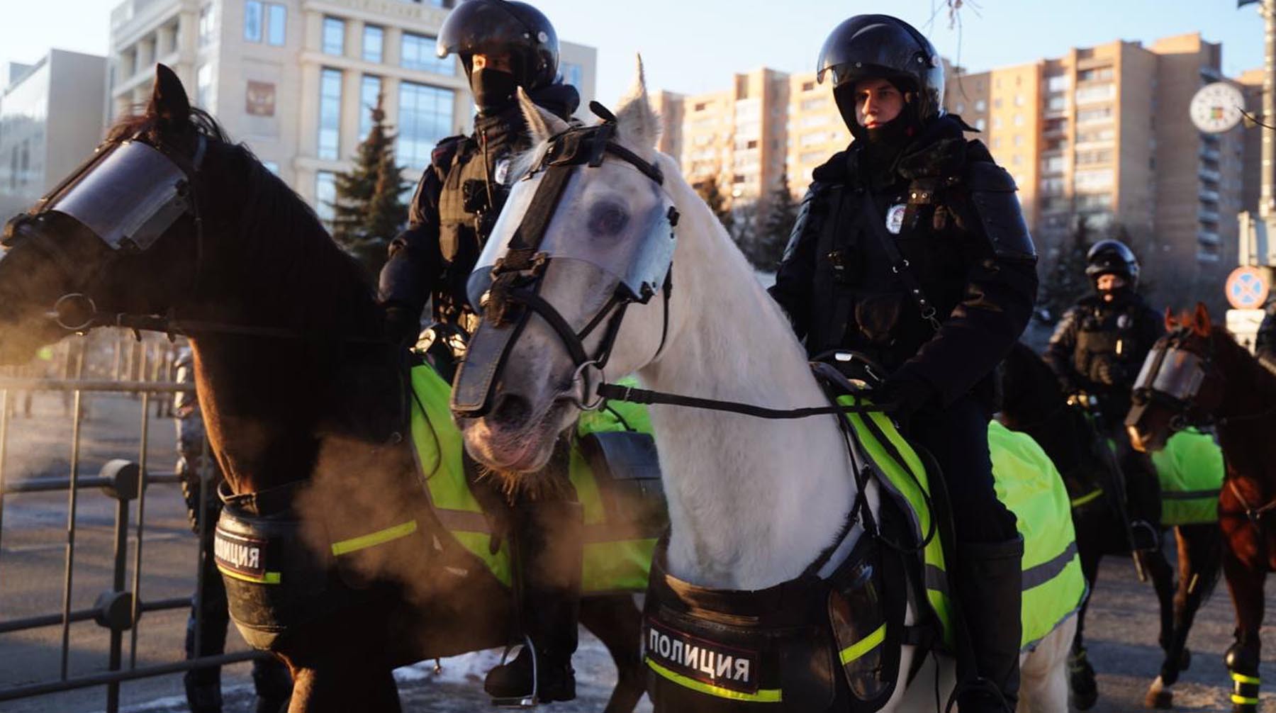 Dailystorm - На помощь пришла кавалерия: Мосгорсуд оцеплен полицией