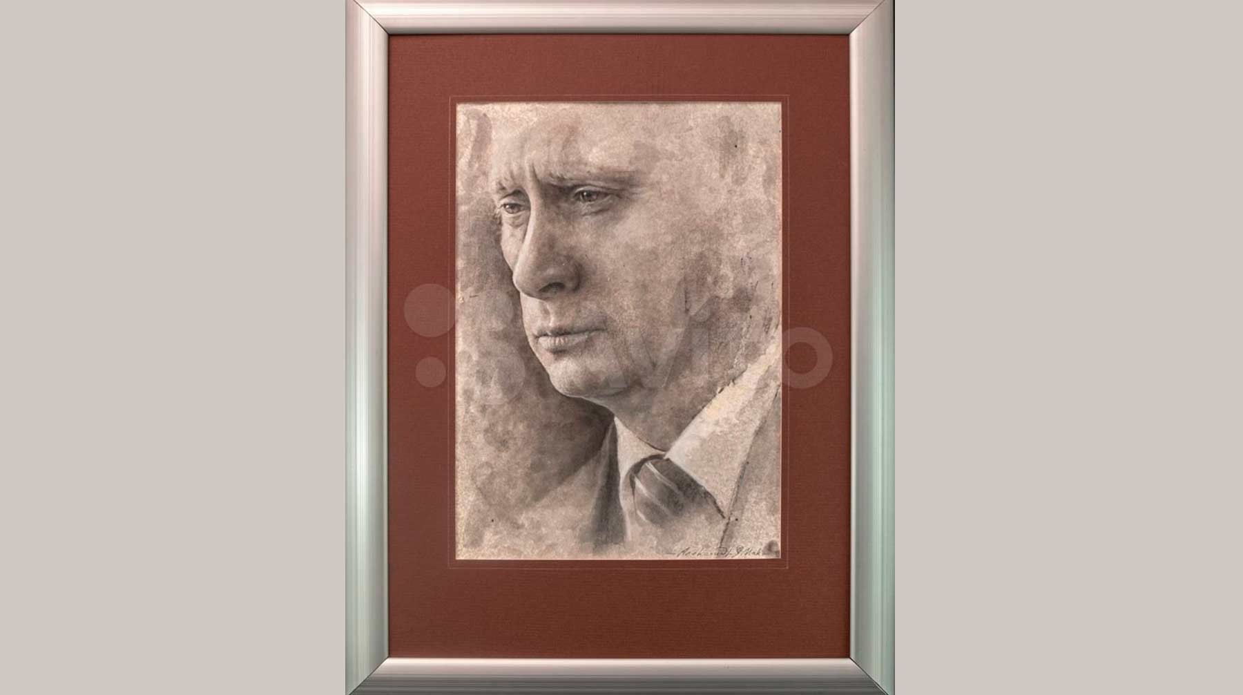 Портрет «Грустный Путин»